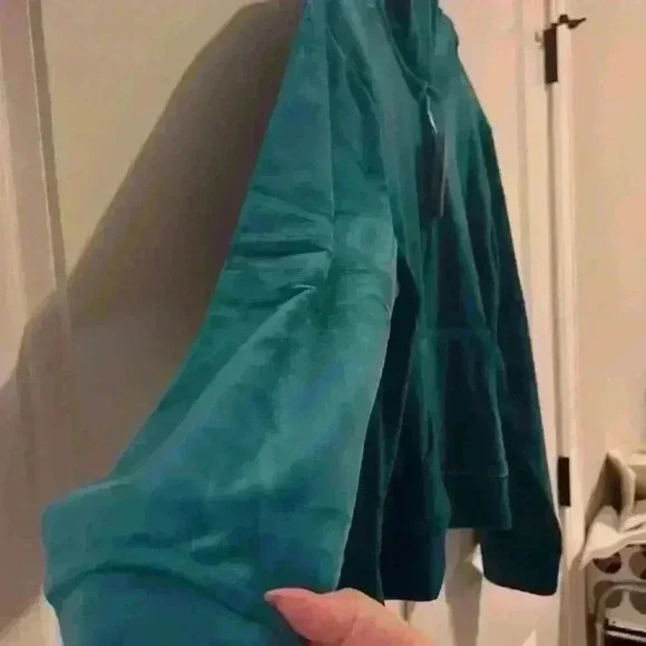 Juicy Couture Womens Plus Hoodie w Mid Rise Velour Pant Set NWT Y2K style 2X - Picture 7 of 14